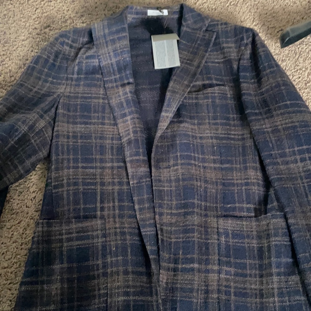 Brown/ Navy Blazer